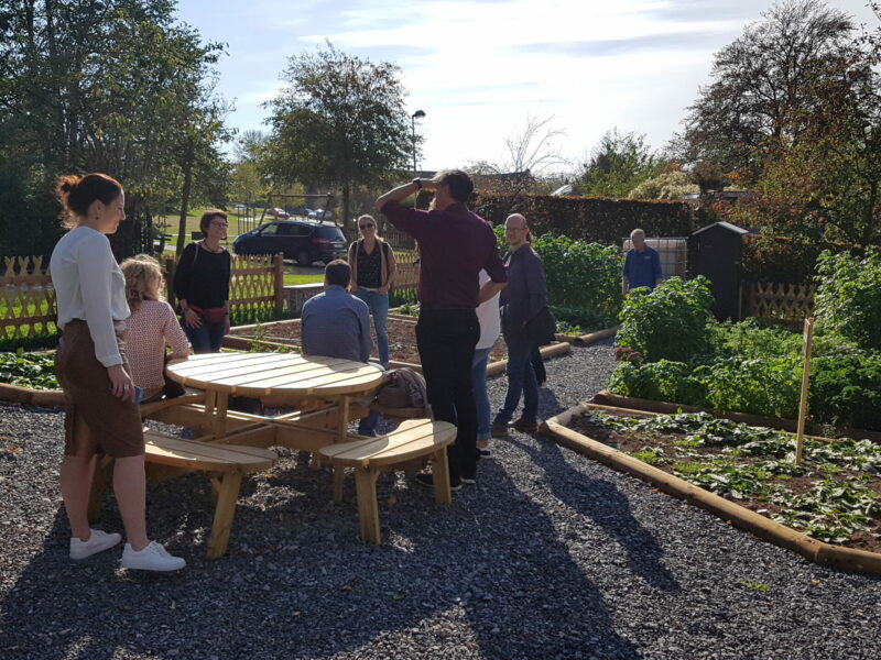 15. Oktober 2018: Die Projektpartner aus Belgien, den Niederlanden und Deutschland lernen das Bergviertel, ... 