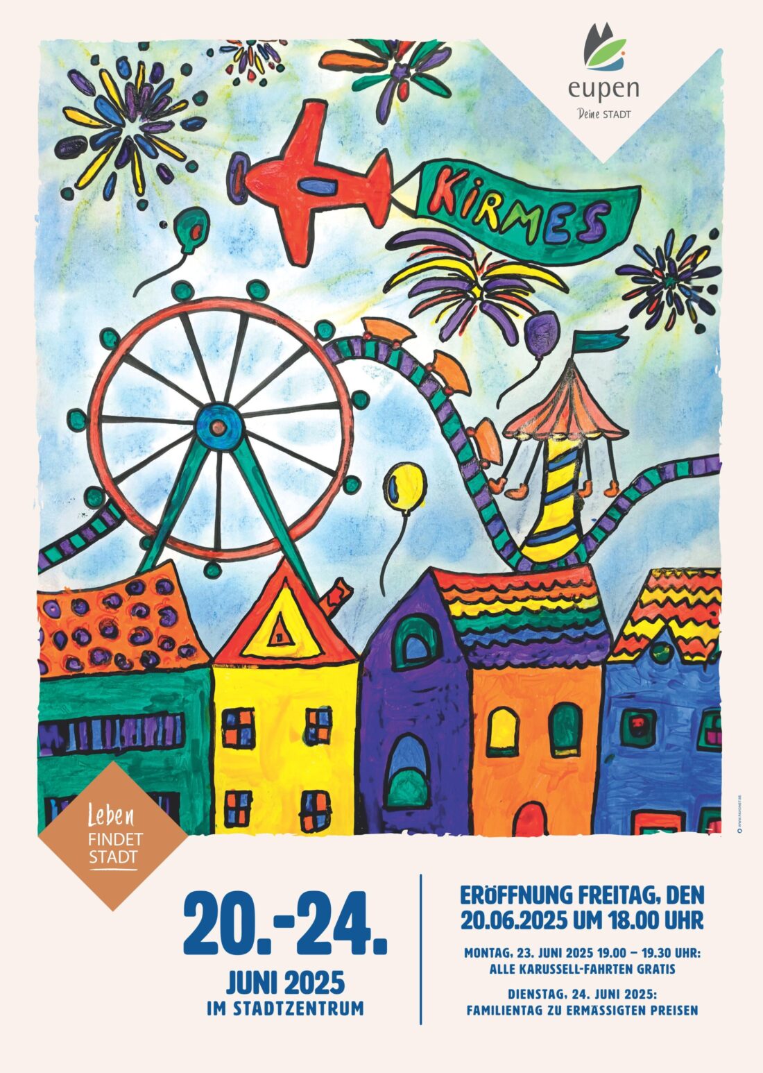 2025_03 - Stadt Eupen Plakat Kirmes Oberstadt_01