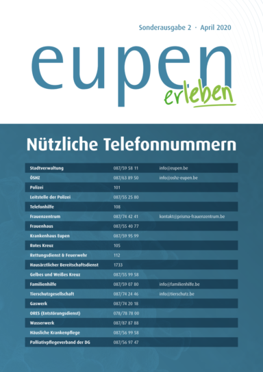 Eupen erleben Sonderausgabe 2