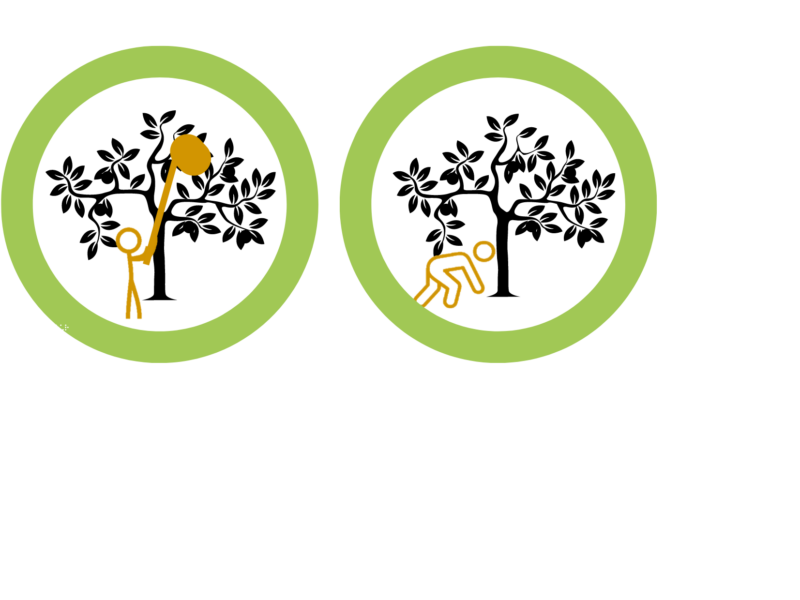 Grüne Kreise soll man tun