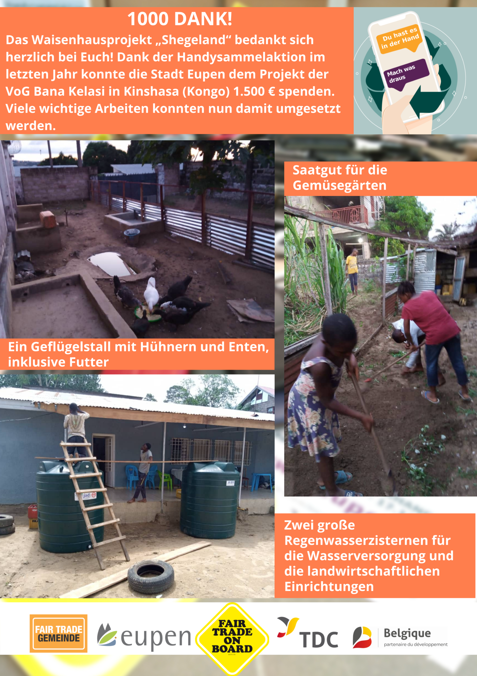 Plakat Handysammelaktion