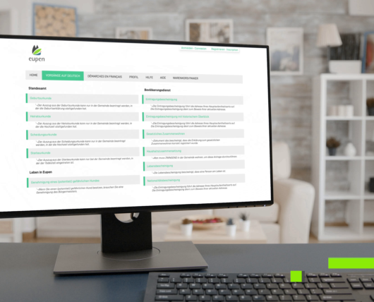 Screenshot Online-Schalter